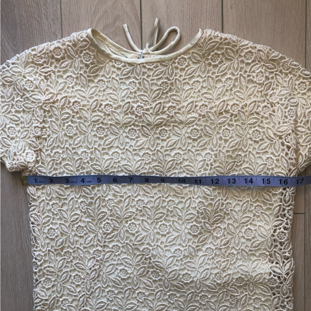 Handmade Ivory Lace Detailed Dress - Picture 4 of 13